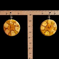 Suns 2 Encaustic Earrings